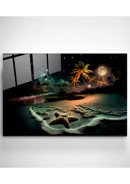 Deniz Yııdızı Cam Tablo, Dekoratif Cam Tablo modelleri