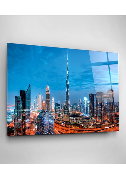 Dubai Manzara Cam Tablo, Dekoratif Cam Tablo modelleri