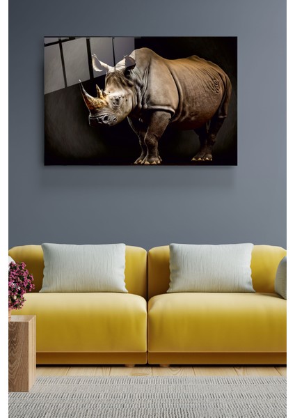 Gergedan Cam Tablo, Dekoratif Cam Tablo