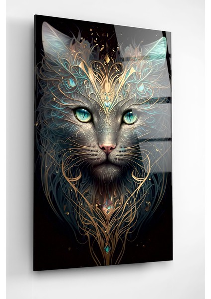 Abstract Cat Drawing