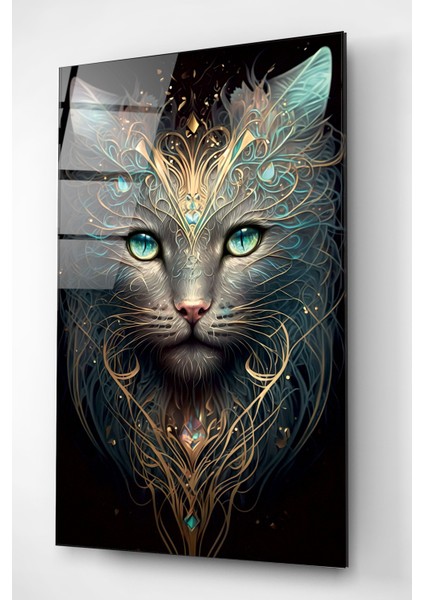 Abstract Cat Drawing