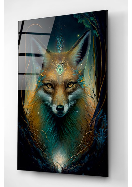 Maskot Tilki Cam Tablo, Dekoratif Cam Tablo fırsatları