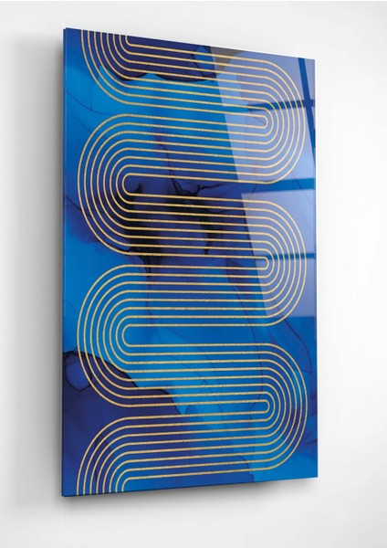 Digi-Glass Blue Art Gold Line Cam Tablo fırsatları