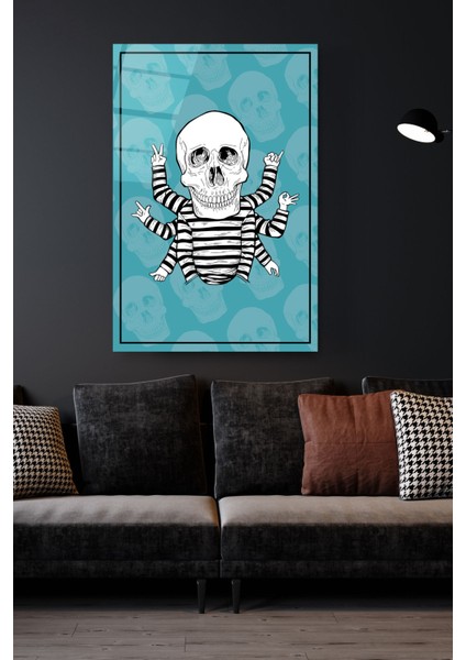 Digi-Glass Skull Art Cam Tablo modelleri