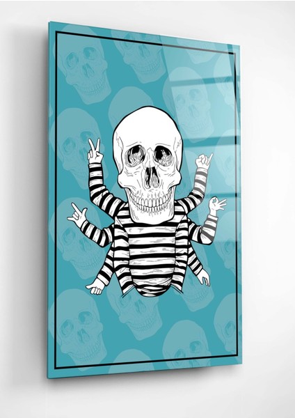 Digi-Glass Skull Art Cam Tablo fırsatları