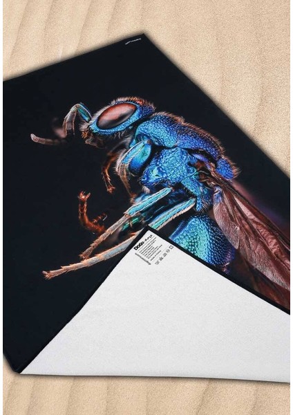 Unisex Çok Renkli Dogo Mare Deniz Havlusu - Cuckoo Wasp Tasarım fiyatları