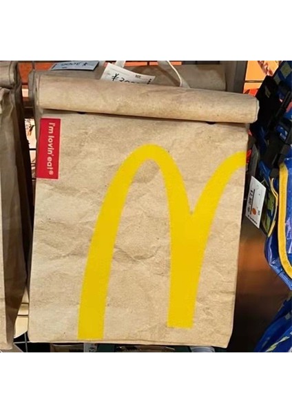 Mcdonald's Okul Çantası Kağıt Torba Sırt Çantası (Yurt Dışından)