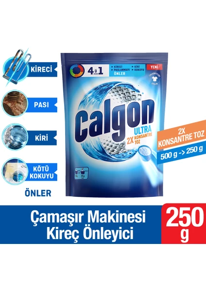 Kireç Önleyici 4ü1 Arada Ultra Konsantre Toz 250 gr