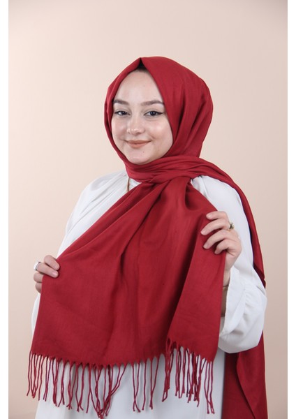 Bordo Pashmina Şal