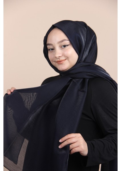 Lacivert Siyane Scarf Pırlanta Şal