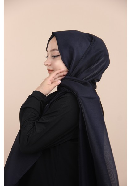 Lacivert Siyane Scarf Pırlanta Şal modelleri