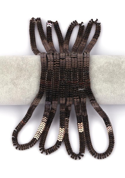 Hematit Doğal Taş Dizi 7 x 1 mm W Kesim