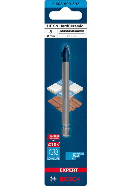 Expert Hex-9 Hardceramic Delme Ucu 8 x 90 mm fiyatları