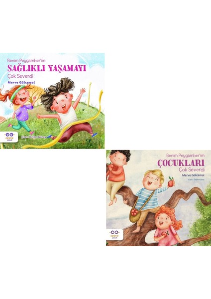 Merve Gülcemal 2 Kitap Set / Benim Peygamberim Sağlıklı Yaşamayı Çok Severdi + Benim Peygamberim Çocukları Çok Severdi