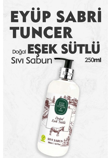 Doğal Eşek Sütlü Sıvı Sabun 500 Ml