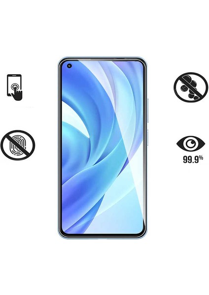 Cep Case Oppo A76 Ekran Koruyucu Buff ve Cam Karışımı Temperli 9h Nano Cam Ekran Koruma