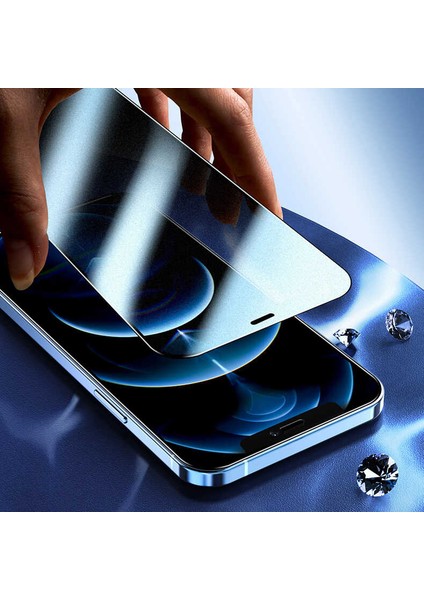 Apple iPhone 13 Pro Max Ekran Koruyucu Premium Hayalet Ekran Temperli Privacy Ekran Koruyucu Siyah
