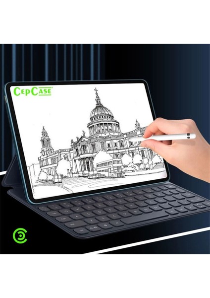 Cep Case Lenovo Tab M10 Plus 10.61'(TB-125F-TB-128F ) 3.jenerasyon Ekran Koruyucu Paper Like Kağıt Hissi Nano