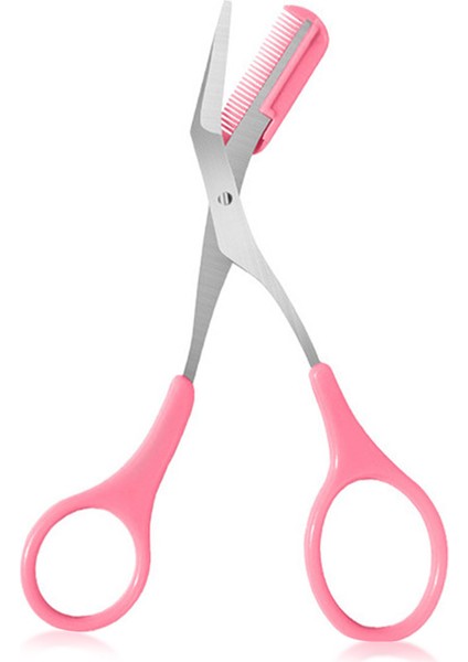 Taraklı Kaş Makası Pembe Renk