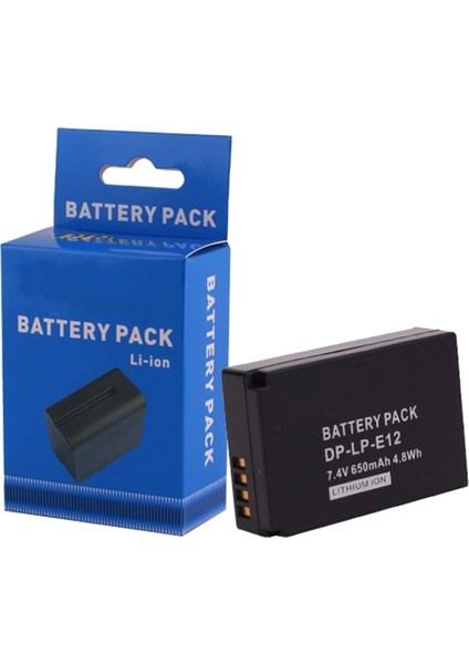 Canon Uyumlu LP-E12 Batarya Eos 100D M Serisi Için Uyumlu Batarya Lp E12 Batarya Pil