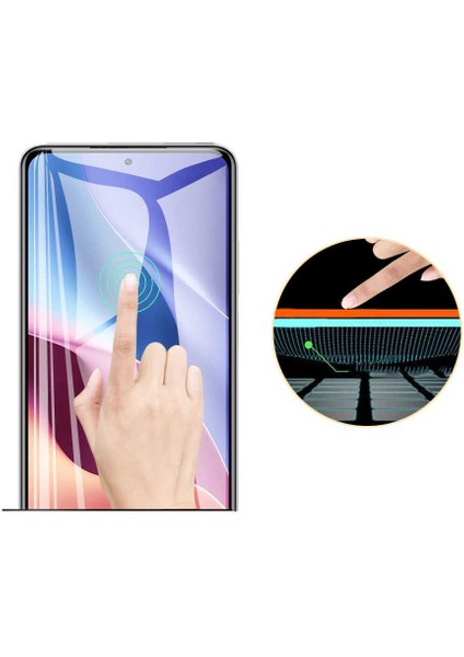 Huawei Nova Y90 Ekran Koruyucu Buff ve Cam Karışımı Temperli 9h Nano Cam Ekran Koruma