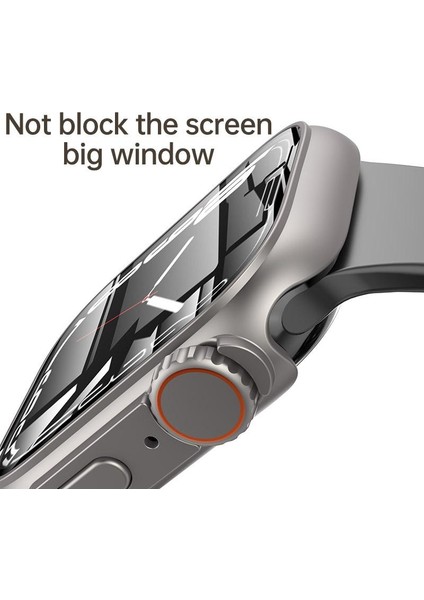 Apple Watch 44MM-WATCH Ultra 49MM Kasa Dönüştürücü ve Ekran Koruyucu Kalıp Tam Uyum Kasa fırsatları