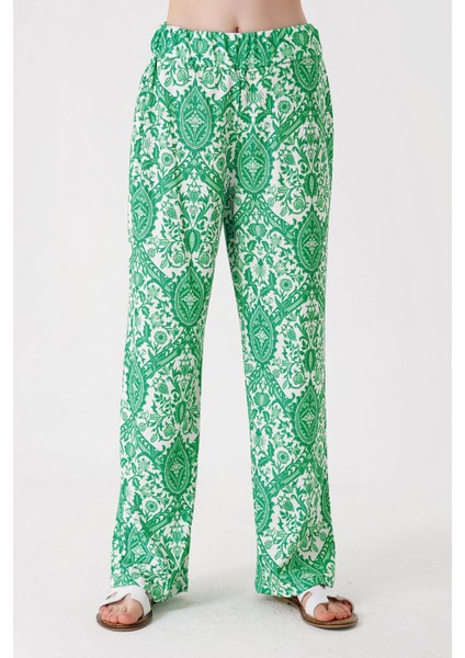 6543 Örme Pantolon - E.yeşil modelleri