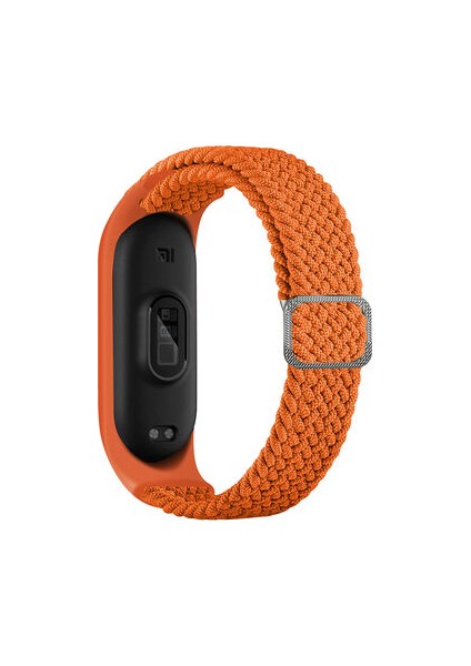Xiaomi Mi Band 3-4 Kordon/kayış Örgü Model Tek Parça Ayarlanabilir Ölçü