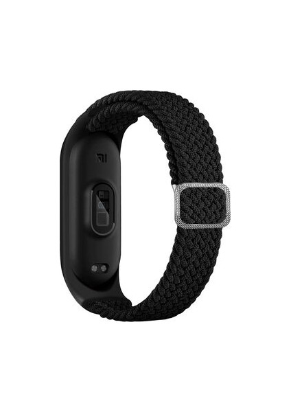 Xiaomi Mi Band 5-6 Kordon/kayış Örgü Model Tek Parça Ayarlanabilir Ölçü