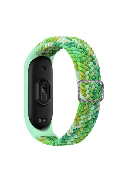 Xiaomi Mi Band 5-6 Kordon/kayış Örgü Model Tek Parça Ayarlanabilir Ölçü