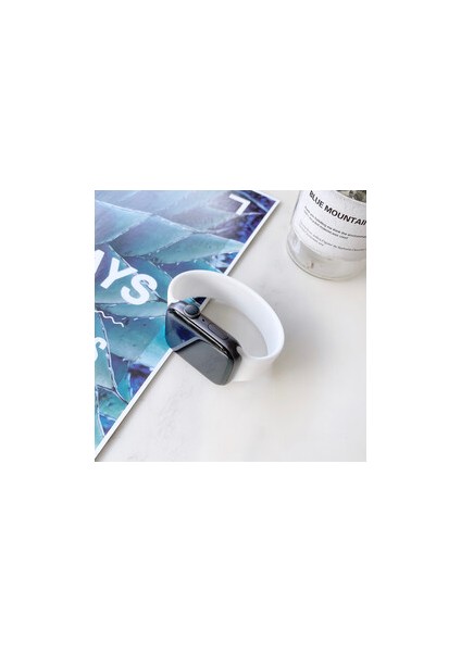 Apple Watch 42MM Kordon 13.4 Small Mat Pürüzsüz Silikon Kordon Tek Parça 10 Renk