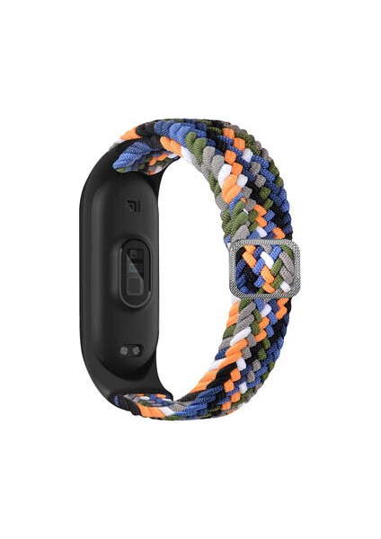 Xiaomi Mi Band 5-6 Kordon/kayış Örgü Model Tek Parça Ayarlanabilir Ölçü