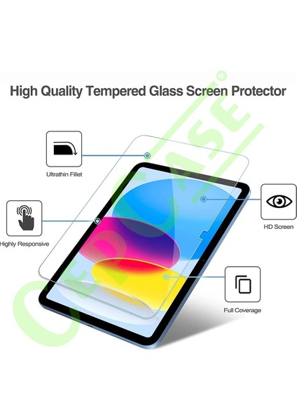 Apple Ipad 10.nesil 2022 10.9" Ekran Koruyucu Nano Kırılmaz Ultra Esnek Ince Sağlam Koruma GEN10