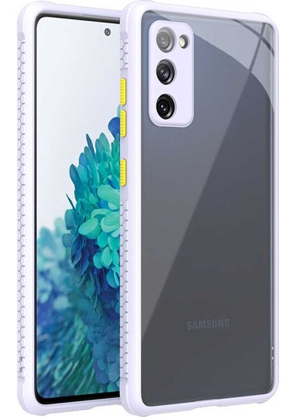 Galaxy S20 Fe Kılıf ​​yüksek Kenar ve Kamera Korumalı Mat Parmak Izi Yapmaz Silikon