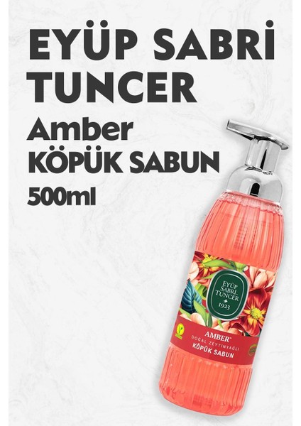 Zeytinyağlı Amber Köpük Sabun 500 Ml