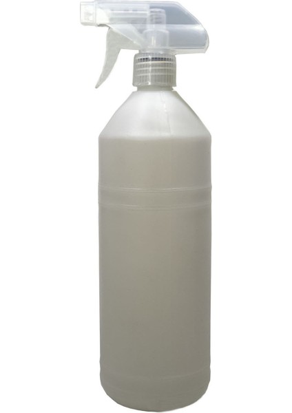 1000 Ml 50 Adet Boş Şişe Polietilen Plastik + Sprey Valf Takım