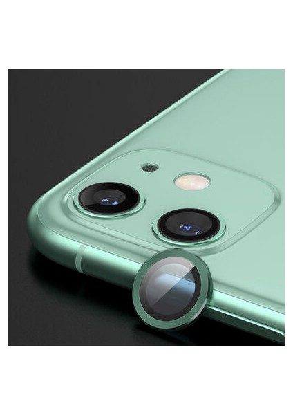 Apple iPhone 12 Kamera Lens Koruyucu Çift Katman Temperli Cam Tam Koruma