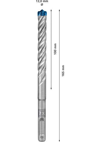 Expert Sds Plus-7x Kırıcı Delici Delme Ucu 12 x 100 x 165 mm fiyatları