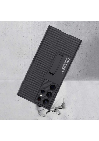 Samsung Galaxy S22 Ultra Kılıf Standlı Kapak