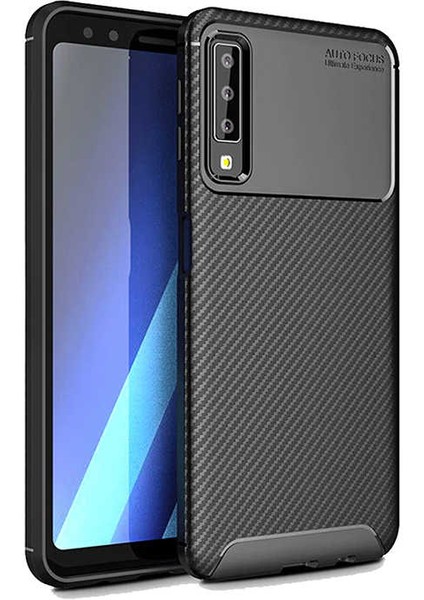 Samsung Galaxy A9 2018 Kılıf Ultra Slim Fit Karbon Tasarım Tam Kalıp+Nano Ekran Koruma