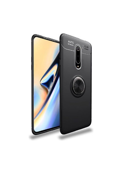 Xiaomi Mi 9t Pro Kılıf Yüzüklü Standlı Soft Parmak Izi Bırakmaz+Nano Ekran Koruma