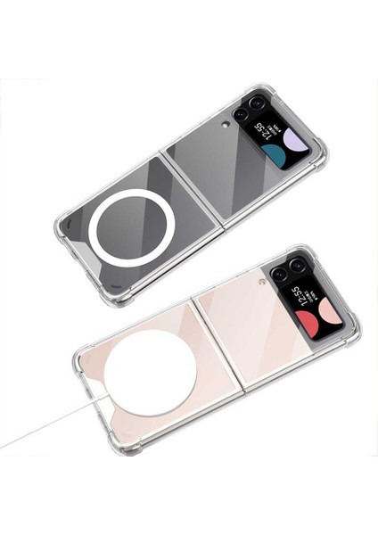 Galaxy Z Flip 3 Kılıf Magsafe Wireless Şarj Destekli Airbag Shockproof Yeni Nesil Kapak indirimleri
