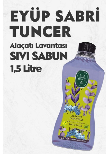 Alaçatı Lavantası Sıvı Sabun 1500 Ml