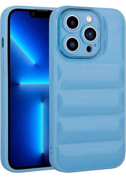 Apple iPhone 12 Pro Max Kılıf Kamera Korumalı Parlak Yumuşak Yüzey Airbag Tam Koruma Kapak