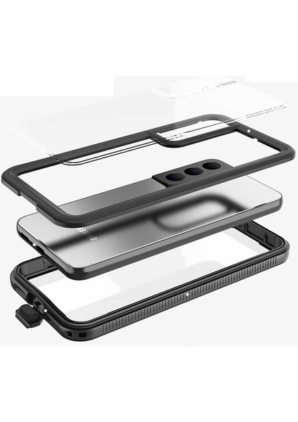 Samsung Galaxy S22 Kılıf Su Geçirmez Anti Shock Tam Uyumlu Kalıp 2 Parça Kılıf