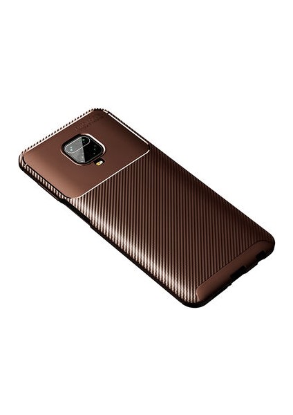Xiaomi Redmi Note 9 Pro Kılıf Ultra Slim Fit Karbon Tasarım Tam Kalıp+Nano Ekran Koruma