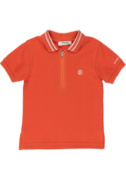 Erkek Çocuk Triko Yakalı Pike T-Shirt