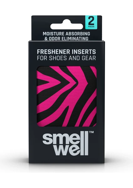 SmellWell Aktif Ayakkabı Koku Giderici Yastıkçık - Pembe Zebra