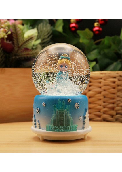 Frozen Şatolu Işıklı ve Müzikli Kar Küresi Büyük Boy fiyatları