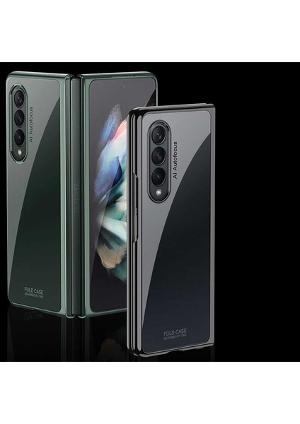 Galaxy Z Fold 3 Kıpta Metal Görünümlü Slim Case Kapak Kılıf fırsatları